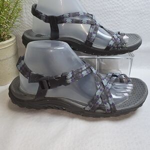 WOMENS SKECHERS REGGAE LOOPY STRAPPY SANDAL MULTICOLOR WOMENS 9